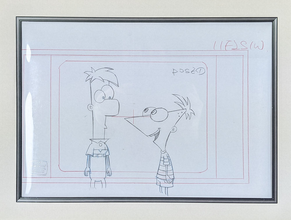 Phineas & Ferb Production Drawing